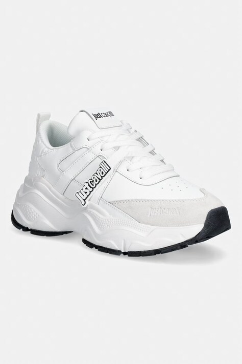 Just Cavalli sneakersy damskie białe 80RA3SL2ZPC05003