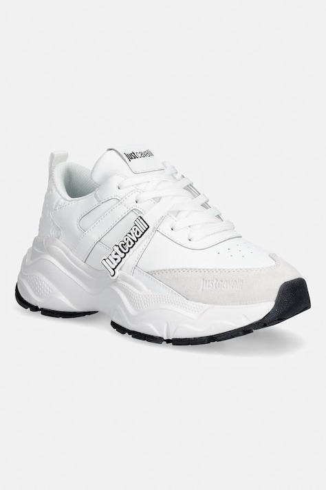 Just Cavalli sneakersy damskie białe 80RA3SL2ZPC05003