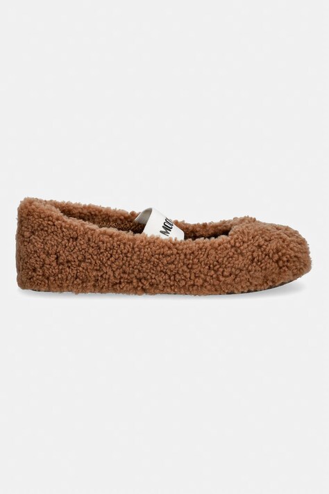 Балетки Moon Boot MB SHEARLING BALLERINA — SS26-OBD2DW, коричневий — фото 2