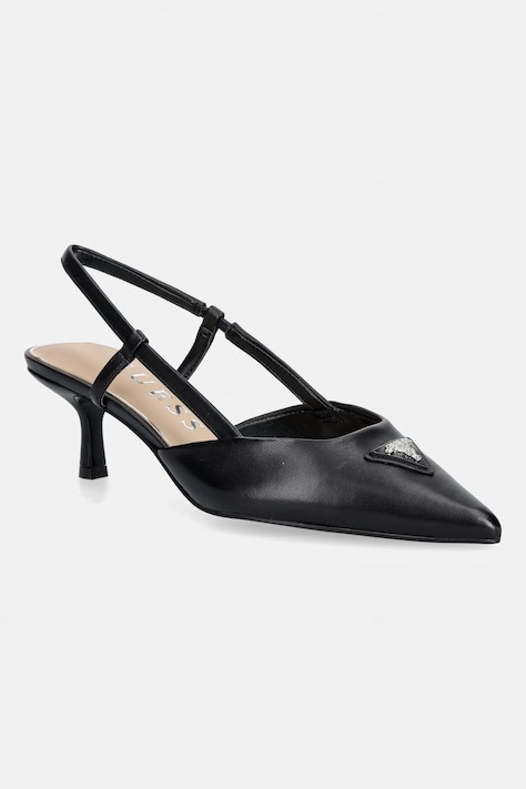 Guess lodičky kožené YANNO2 černé FLJY2N LEA05