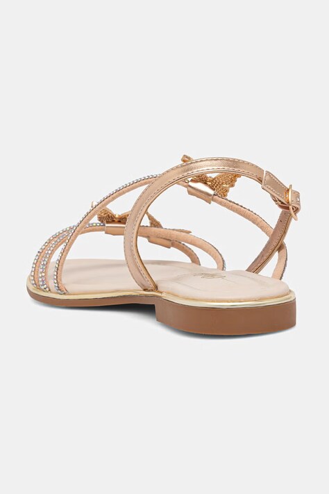 Buffalo sandały damskie Kira Snd Butterfly beżowe 1601283