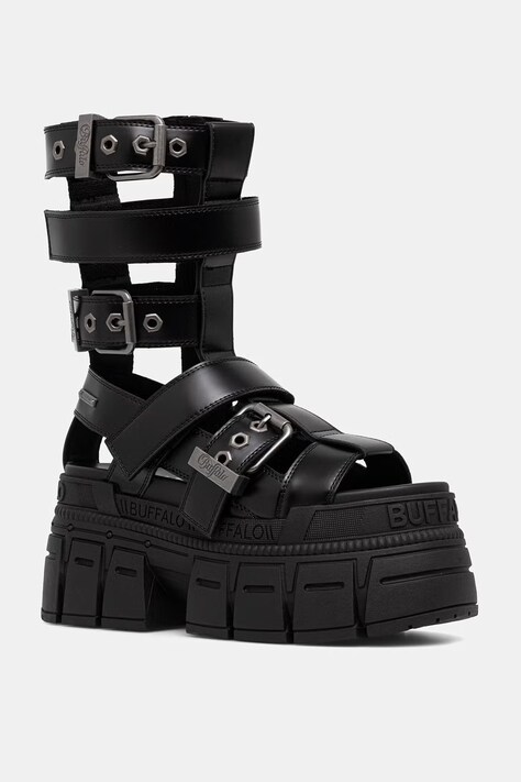 Buffalo sandale ženske Gospher Zeus crne 1602311