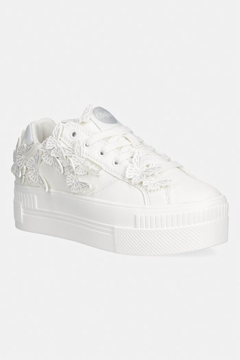 Buffalo Paired Butterfly tenisky dámske biele 1636733