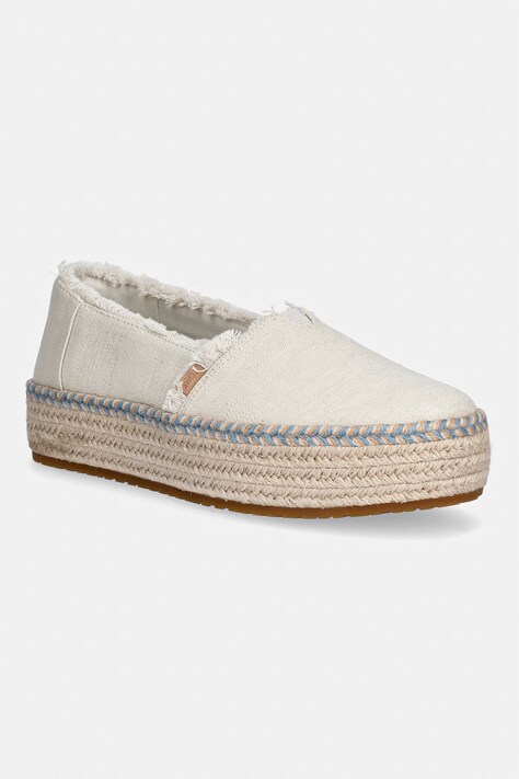 Toms espadrile za žene VALENCIA bijele 10023057