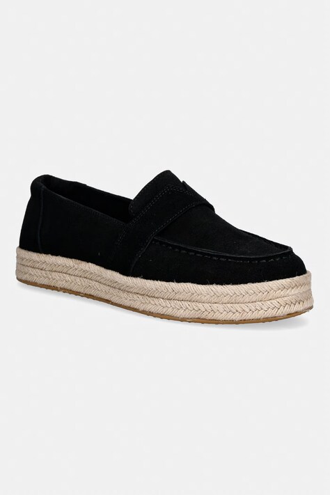 Toms espadryle damskie zamszowe BLAKELY czarne 10023067