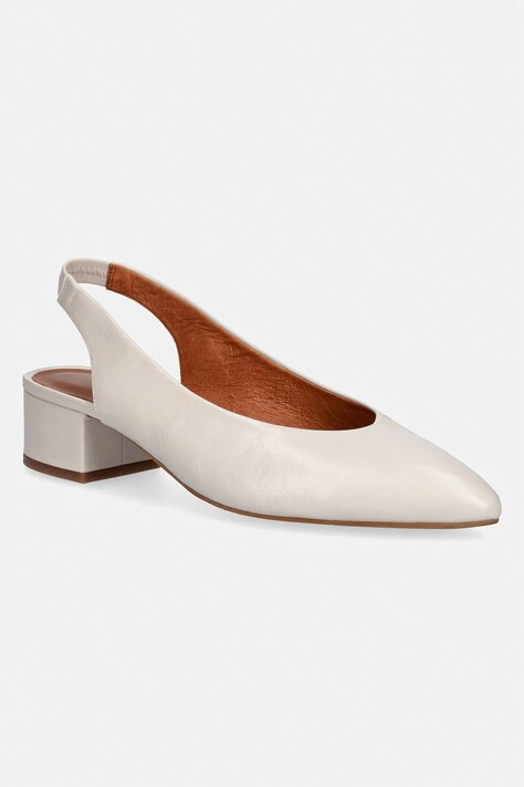 Δερμάτινες γόβες Jonak VINCE CUIR VIEILLI χρώμα: μπεζ, 3600114