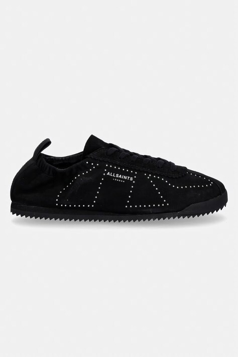 AllSaints sneakersy zamszowe Kenny Stud Runner damskie kolor czarny W056FD