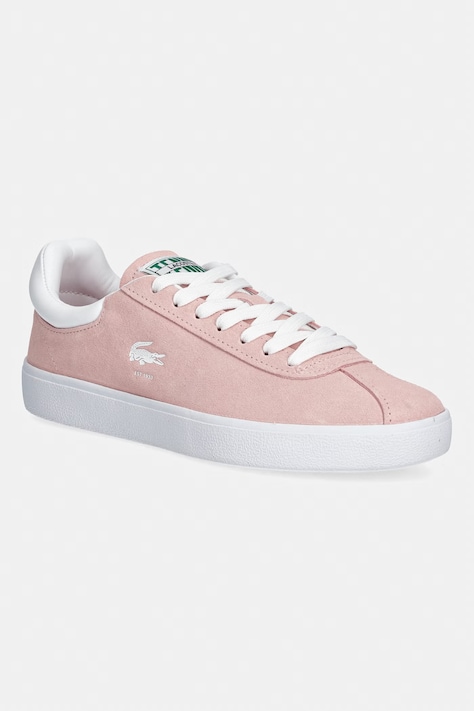Lacoste Baseshot sneakers sneakers pentru femei, din piele întoarsă roz 49SFA0052