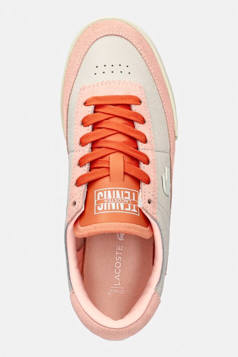 Шкіряні кросівки Lacoste Aura Sneakers — SS26-OBD2TD, помаранчевий — фото 4