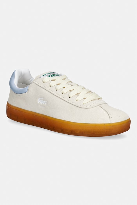Lacoste Baseshot Sneakers кроссовки для женщин из замши бежевые 51SFA0083