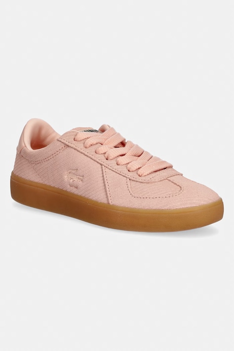 Lacoste sneakers din piele întoarsă Baseshot Pro Sneakers culoarea portocaliu, 51SFA0087