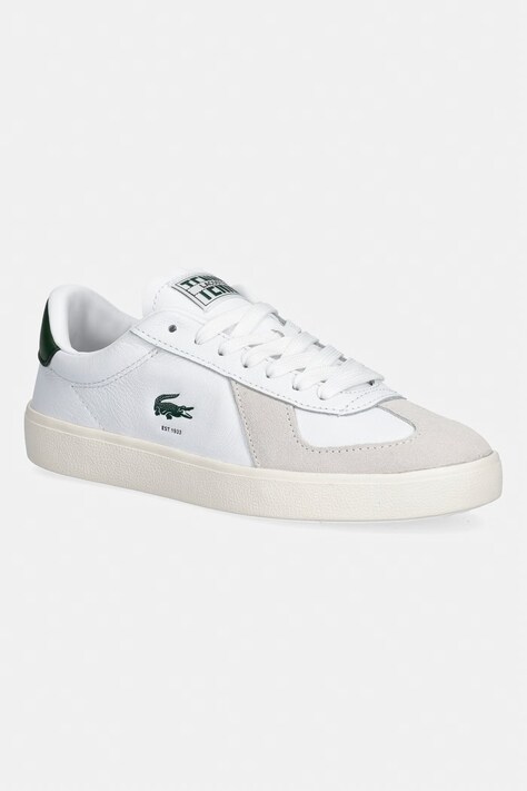 Lacoste sneakersy skórzane Baseshot Pro Sneakers damskie kolor biały 49SFA0028