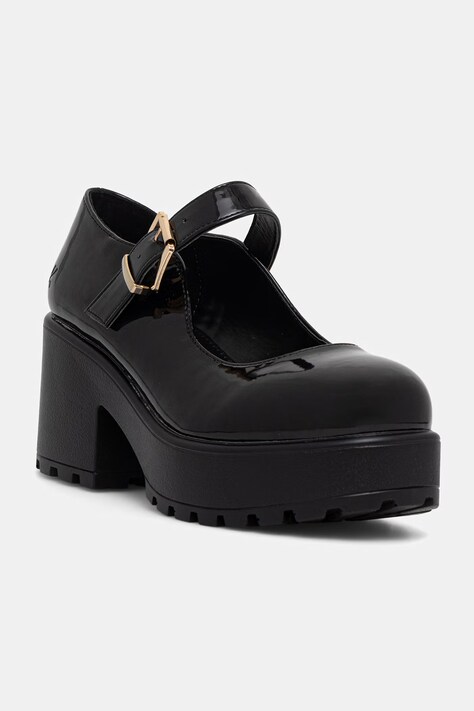 Γόβες Koi Footwear TIRA Black Mary Jane Shoes Patent Edition χρώμα: μαύρο, TIRA Black Mary Jane Shoes Patent Edition