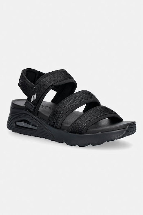 Skechers sandały trekkingowe damskie UNO SANDAL czarne 120017