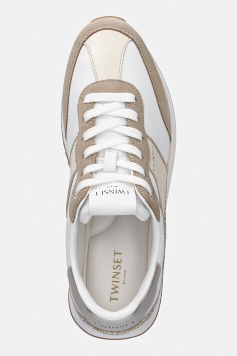 Twinset sneakersy damskie kolor biały 261TCP020