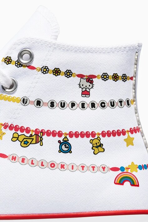 Converse Converse x Hello Kitty Chuck Taylor All Star HI кеди жіночі — SS26-OBD318, білий — фото 8