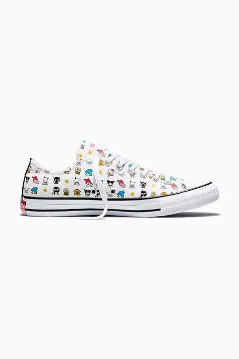 Converse Converse x Hello Kitty Chuck Taylor All Star OX trampki damskie białe niskie A17700C