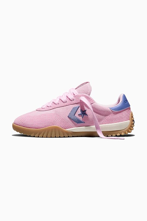 Замшеві кросівки Converse Run Star Trainer — SS26-OBD33U, рожевий — фото 4