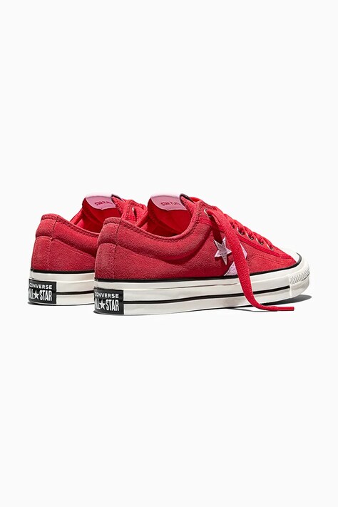 Converse tenisówki zamszowe Star Player 76 kolor czerwony A17854C