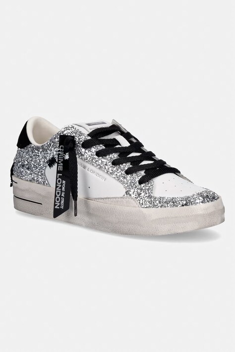 Crime London sneakersy SK8 DELUXE damskie kolor srebrny 25117II8