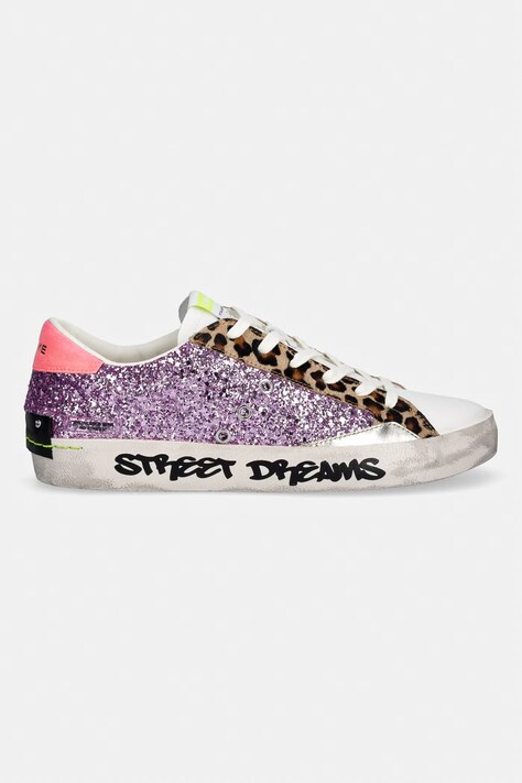 Crime London sneakersy DISTRESSED damskie kolor różowy 29001PP8