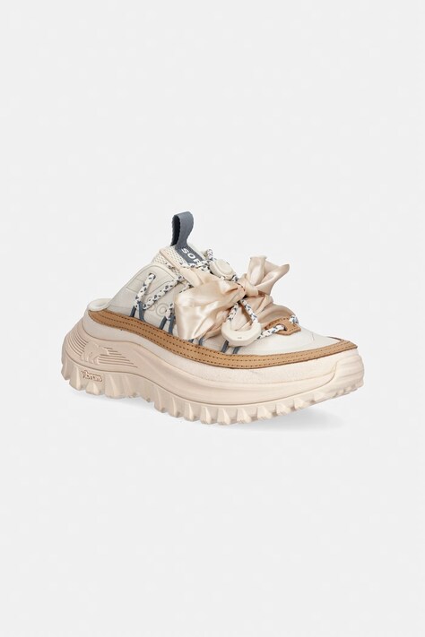 Sorel klapki CALLSIGN MULE damskie kolor beżowy 2180921844