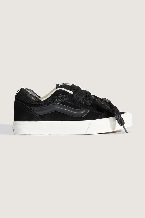 Vans Knu Skool tenisówki damskie zamszowe czarne niskie VN000D6ZCJK1