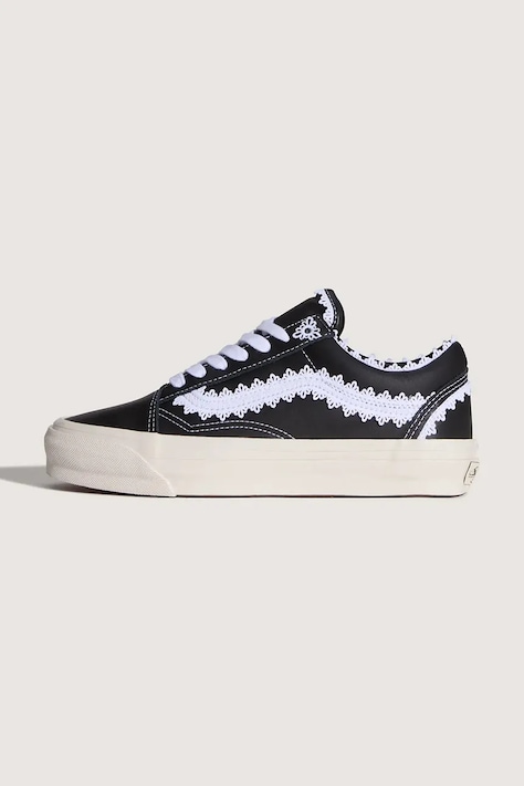 Vans LX Old Skool női bőr teniszcipő fekete alacsony VN000D9VY281