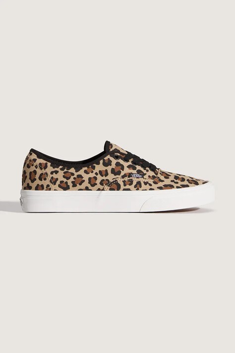 Vans Authentic Leopard tenisówki damskie beżowe niskie VN000D7YLPR1