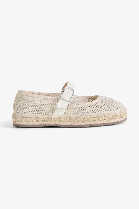 Emu Australia baleriny espadrylowe damskie Tess białe W13275