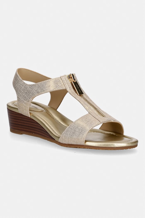 MICHAEL Michael Kors sandały na koturnie Berkley Wedge Sandal złote 40S6BRMS1D.740