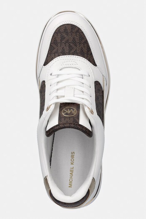 Кросівки MICHAEL Michael Kors Emmy Wedge Trainer — SS26-OBD3DF, білий — фото 4
