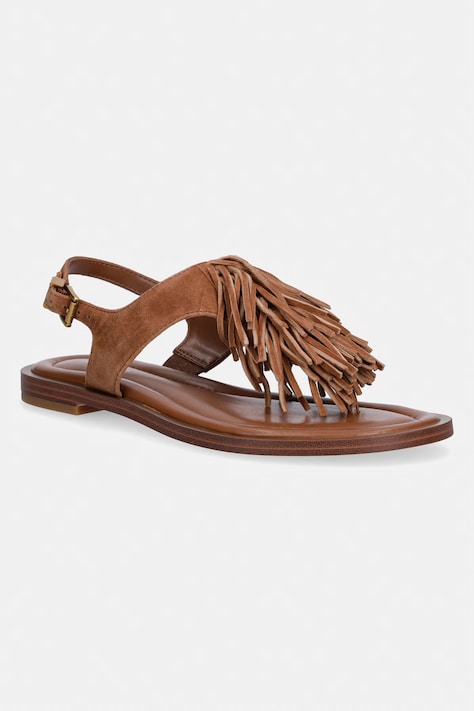 MICHAEL Michael Kors σανδάλια Γυναικεία σουέτ Indra Thong Sandal καφέ 40S6INFS1S.230