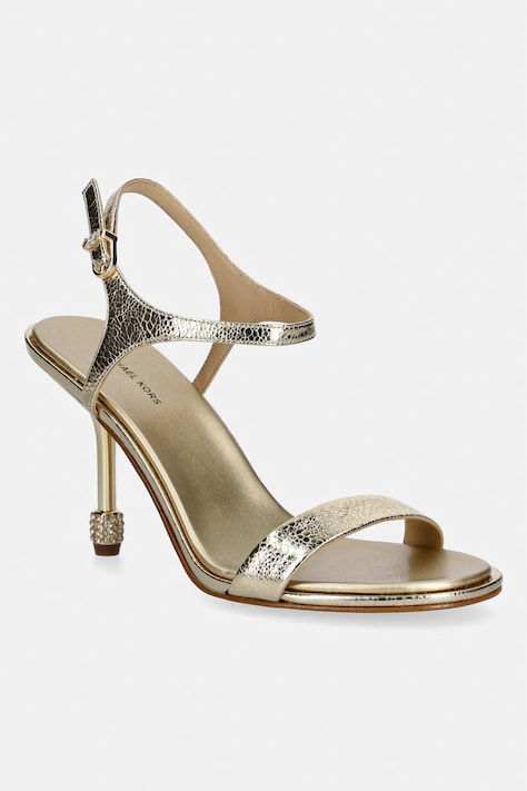 MICHAEL Michael Kors sandały skórzane Ivy High Sandal złote 40S6IVHS1M.740