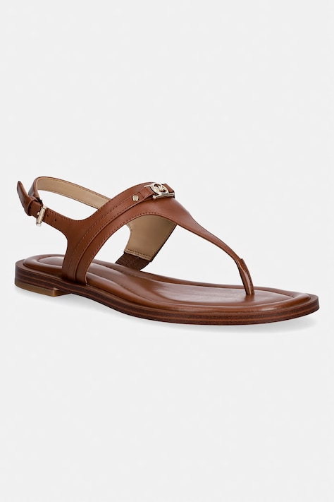 MICHAEL Michael Kors σανδάλια Γυναικεία δερμάτινα Mandy Thong Sandal καφέ 40S5MAFS4L.230