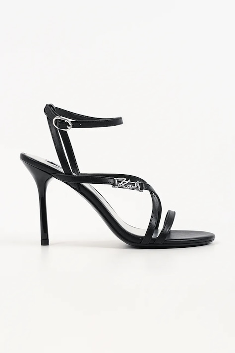 Karl Lagerfeld sandały skórzane Sarabande kolor czarny KL30906S