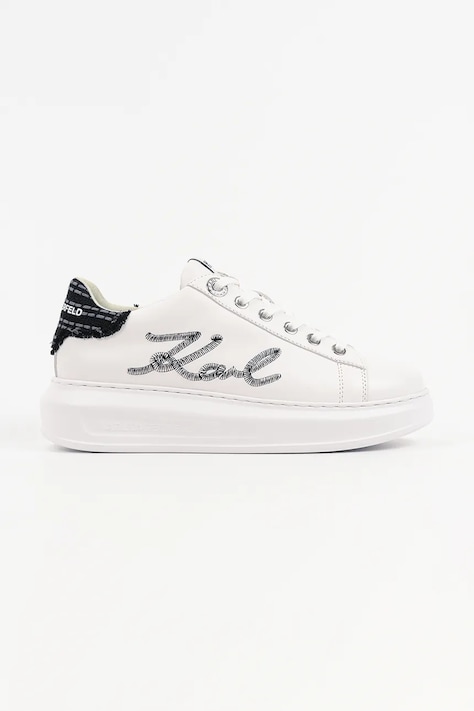 Karl Lagerfeld Kapri sneakersy damskie białe KL62510R
