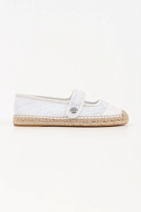 Karl Lagerfeld espadryle espadrylowe damskie Kamini beżowe KL80104A