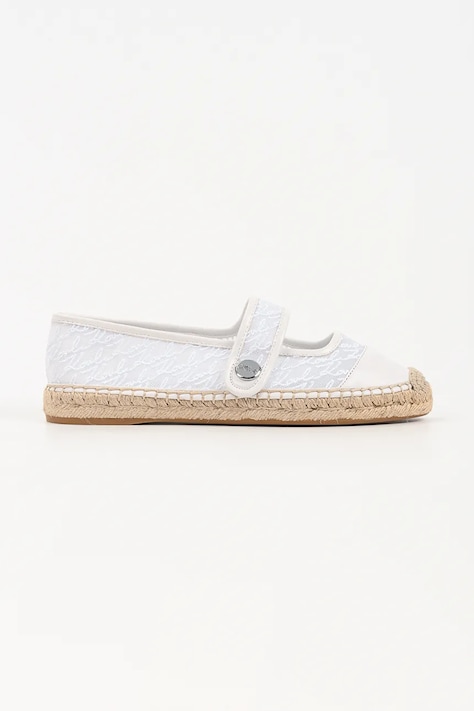 Karl Lagerfeld espadryle espadrylowe damskie Kamini beżowe KL80104A