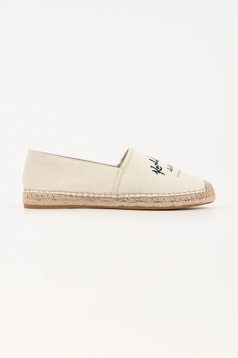 Karl Lagerfeld espadryle Kamini kolor beżowy KL80110A