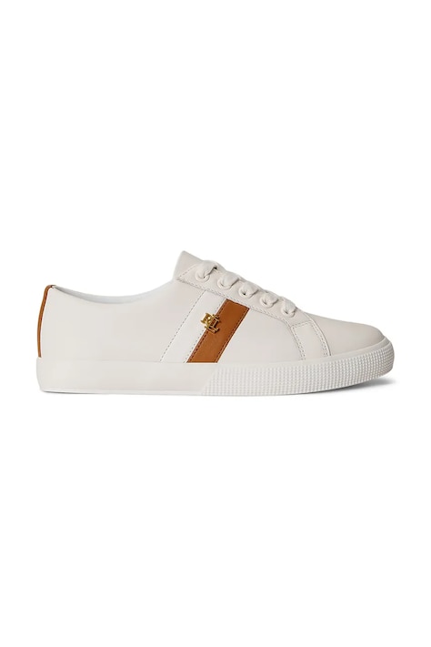 Lauren Ralph Lauren Janson II sneakers pentru femei, din piele albi 802925365011