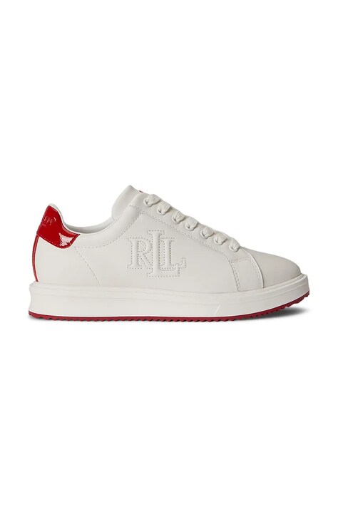Lauren Ralph Lauren Ainsley tenisky dámske kožené biele 802959226003