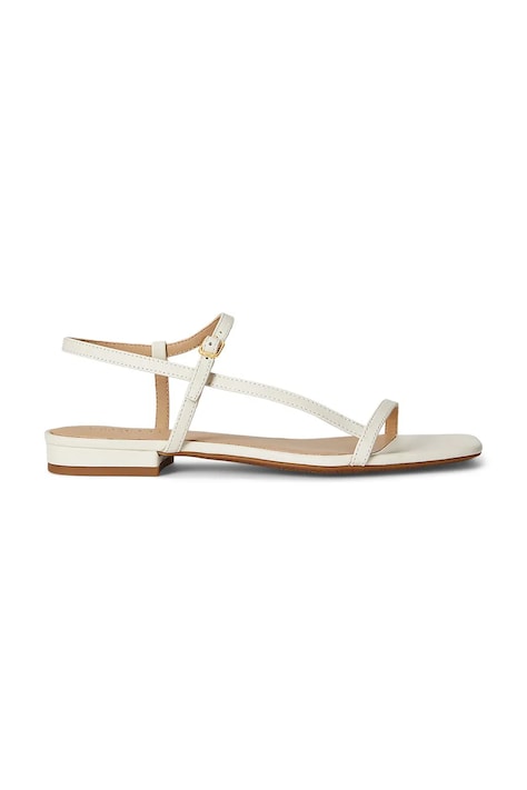 Lauren Ralph Lauren sandale de piele Lainee culoarea bej, 802P04394004