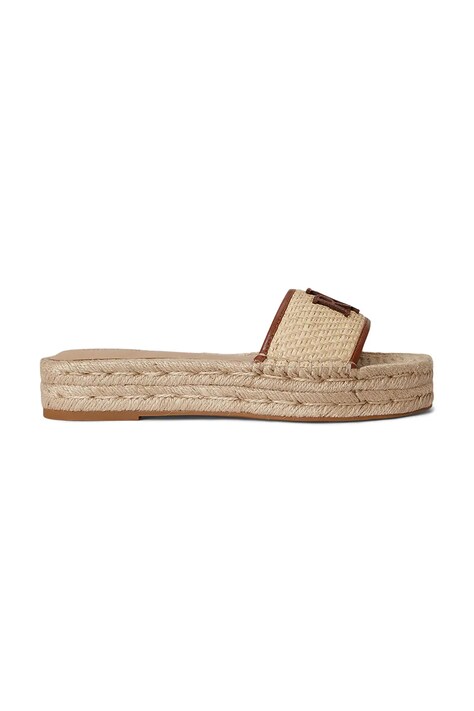 Lauren Ralph Lauren klapki damskie Polly 4 beżowe 802P06398003