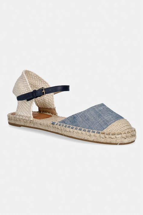 Lauren Ralph Lauren espadryle damskie Robby Flat niebieskie 802P10637001