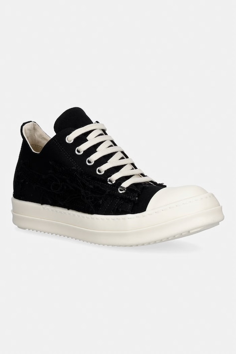 Rick Owens DRKSHDW tenisówki Denim Low damskie kolor czarny DS01F4802.SLASH