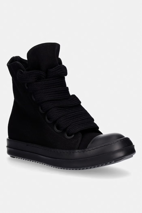 Rick Owens DRKSHDW teniși Denim Jumbolace culoarea negru, DS01F4818.DOW2