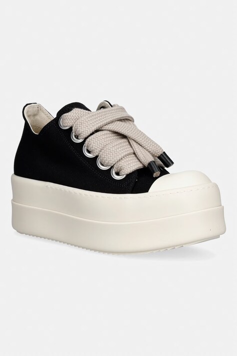 Rick Owens DRKSHDW Mega Bumper Jumbolace Low tenisówki damskie niskie czarne DS01F4851.DOW2