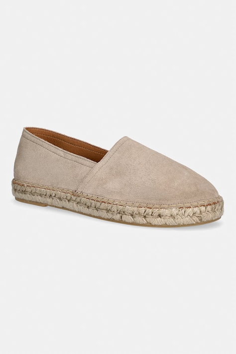 Fly London espadrile ženske semišaste COCH580FLY bež P801580002