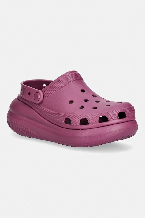 Crocs klapki damskie Crush Clog fioletowe 207521